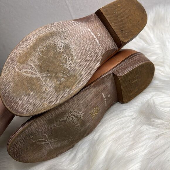 Free People Mont Blanc Asymmetrical Sandal Vintage Tan 41 - Picture 3 of 8